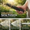thumbnail image 4 of High Pressure Washer Nozzle Set with Metal Connector, 1/2 Inch Inner Diameter Hose Sprayer, Multipurpose Water Spray Nozzle for Car Washing Garden Outdoor Cleaning, 4 of 6