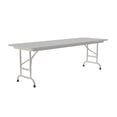 thumbnail image 3 of Correll Cfa2460M-15 Melamine Top Folding Tables - Adjustable Height - Gray Granite, 3 of 4