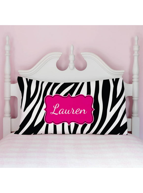 Sassy Zebra Personalized Pillowcase