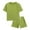 Green, variant on ibuvkizy Baby Girl Clothes Toddler Girl Short Clothing Sets,Kids Baby Boys Girls Fashion Cute Solid Color Short Sleeve Shorts Cotton Casual Suit,Summer Casual Top Tee Shirts,Gifts for Her
