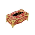 thumbnail image 4 of FESTFENDS 1Pack Rectangular Acrylic Tissue Box Red Paper Storage For Bedroom Bathroom Office 9.5x13x23.5in, 4 of 8