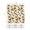 thumbnail image 5 of Lsque Yellow Flowers Hummingbird Mailbox Cover Standard Size ,Magnetic Mailbox Covers Post Wraps Letter Box Cover -25.5x21 in, 5 of 9