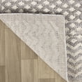 thumbnail image 4 of Rug Branch Modern Moroccan Geometric Grey Beige Indoor Runner Rug - 2x8, 4 of 5