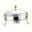 without handle, variant on Luzkey Chafing Dish Buffet Set Made of Stainless Steel, Chafing Dishes for Catering, Easy to Clean, with Lid, Buffet Warmer for Chafing Dinner with handle