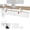 White, variant on No Drill Under Desk Management Tray, 36" Cord Organizer for Table, Clamp/Screw Mount Desk Management, Fabric Management Tray for Office,