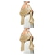 thumbnail image 3 of Sonducket Ceremonia de boda Bola de baile Mujeres Satén Chal Niñas Fiesta de noche Banquete Baile Elegante Decorativo Bufanda larga Decoración Dorado champagne 2piezas, 3 of 6