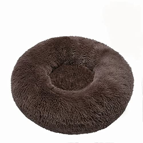 Balaee Present Day Soft Plush Round Pet Bed for Cats or Small Dogs, Mini Medium Sized Dog Cat