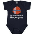 thumbnail image 3 of Inktastic I'm So Cute, I Must Be Norwegian Sunflower Norway Flag Boys or Girls Baby Bodysuit, 3 of 5