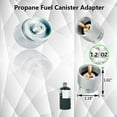 Butane Refill Adapter Isobutane Fuel Canister Isobutane Canister Butane