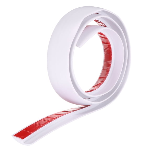 Uxcell Floor Transition Strip 1.4" 3.33ft Self Adhesive Carpet to Tile Transition Edging Trim for Uneven Floors Height 5mm, White