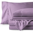 thumbnail image 2 of Bare Home 7 Piece Sheet Set, Microfiber, 2 Extra Pillowcases, Split King, Lavender, 2 of 6