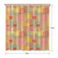 thumbnail image 5 of Pioneer Flower Floral Print Pattern Shower Curtain 72"x72", Bathroom Decorative Shower Curtain Set with 12 Hooks, Waterproof Washable, 5 of 6