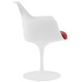 thumbnail image 4 of Modway Lippa Dining Vinyl Armchair, Red, 4 of 5
