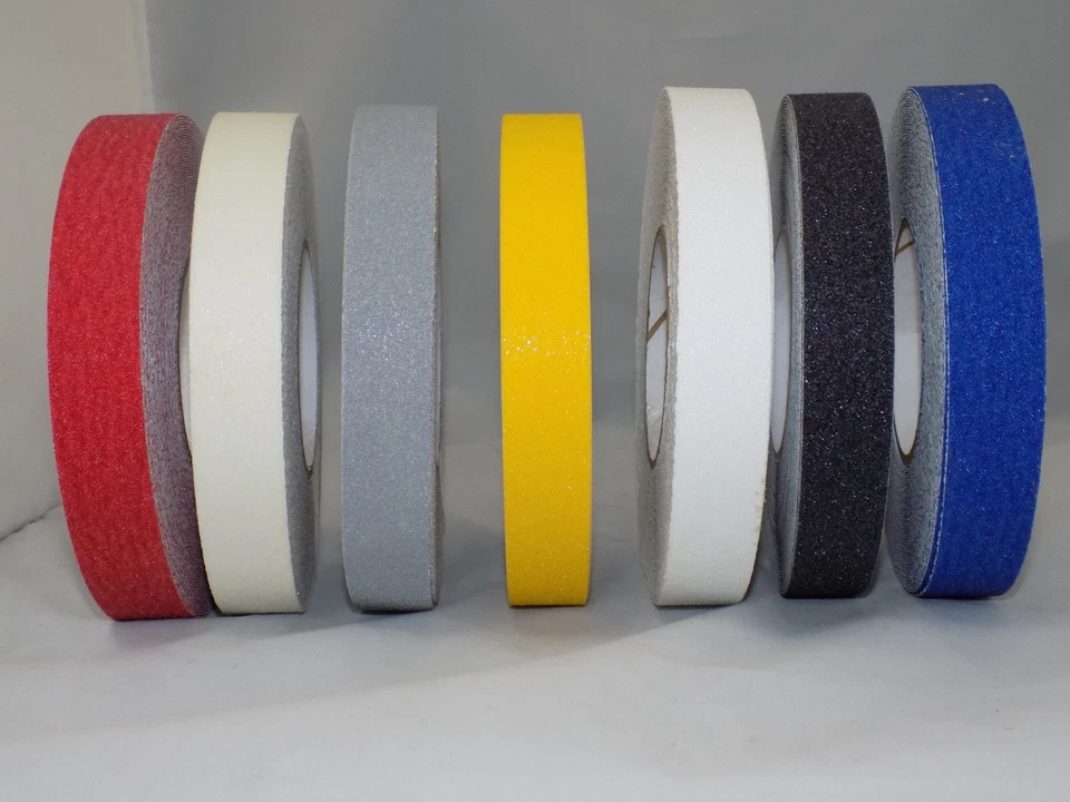 CIRCLE- 1" X 60Ft Black Roll Safety Non Skid Tape Anti Slip Tape Sticker Grip Safe Grit
