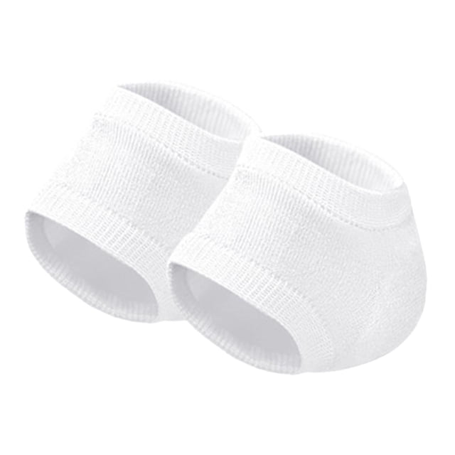 2 piezas transpirables calcetines hidratantes para talón almohadillas para talón para talones y pies agrietados Blanco Yuyangstore Calcetines talón hidratantes