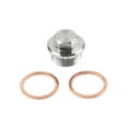 thumbnail image 2 of NS Magnetic M24x2 Oil Drain Plug Copper Crush Washers CNC Silver for F650GS F700GS F800GS, 2 of 10