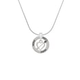 thumbnail image 2 of Delight Jewelry Silvertone Open Cupid's Heart Hero Ring Charm Necklace, 18", 2 of 4
