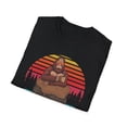 thumbnail image 5 of Bigfoot Drinking Coffee, Gildan Unisex Softstyle T-Shirt, Graphic Tee S-3XL, 5 of 5
