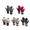 Black, variant on Winter Wool Lined Gloves, Men's And Women's Touch Screen Gloves, Knitted Elastic Warm And Cold Weather