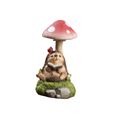 thumbnail image 2 of Ximing Animal Statue Solar Light Animal Solar Electronic Night Light for Porch Yard Hedgehog, 2 of 9