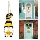 thumbnail image 5 of Letrero de madera con diseño de gnomo para el Día de las Abejas, ideal para decorar puertas, ventanas y jardines. B, 5 of 9