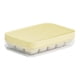 thumbnail image 5 of Bandeja para cubitos de hielo multiusos de fácil liberación con tapa y recipiente para bebidas y café 15 rejillas amarillas, 5 of 9
