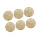 thumbnail image 1 of 6 Drink Coasters Set Mug Mat Multifunctional Stackable Cup Pad Round for Countertop Office Farmhouse Kitchen Coffee Table, Gold10cm, 1 of 5