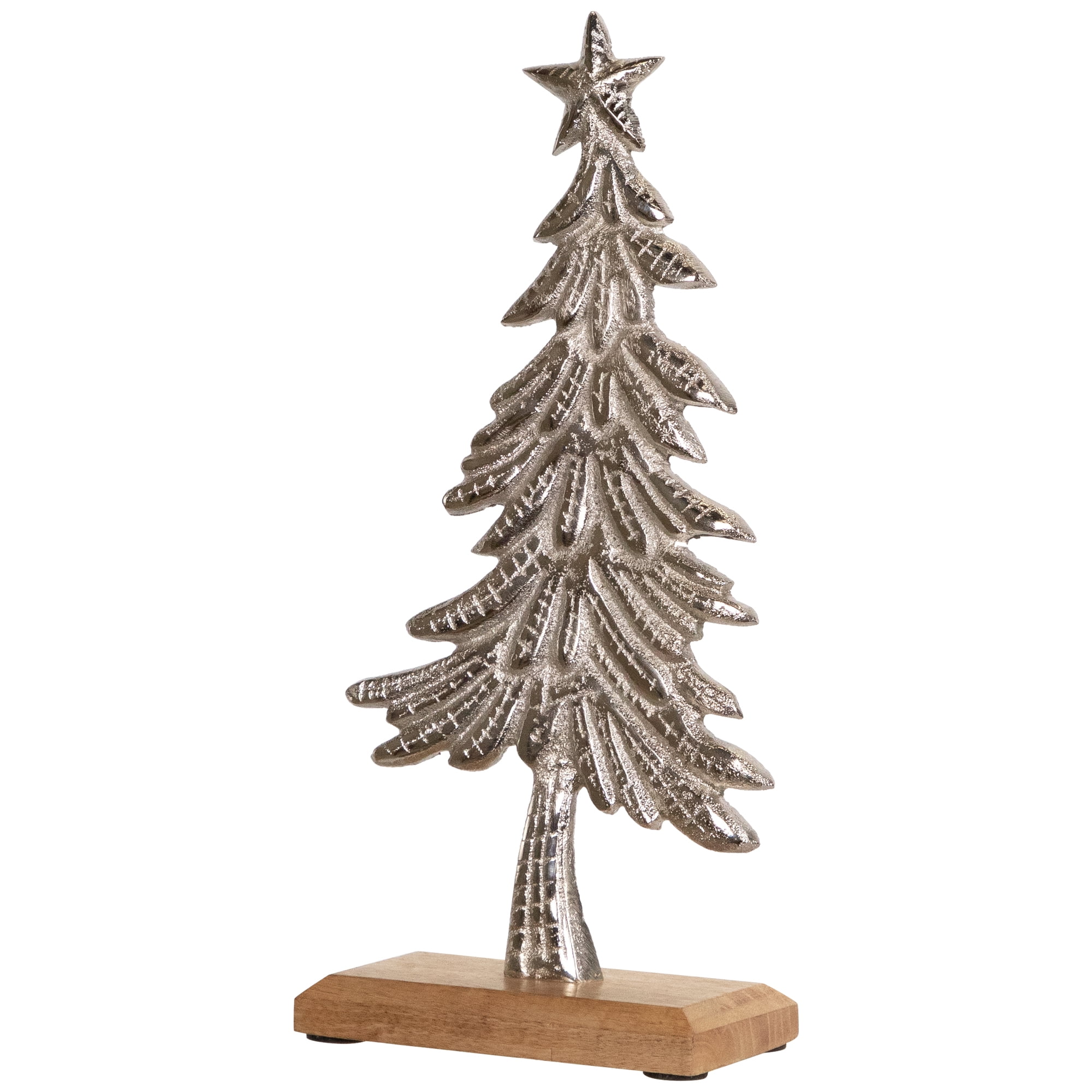 Northlight Embossed Swaying Tree Metal Christmas Decoration - 12"