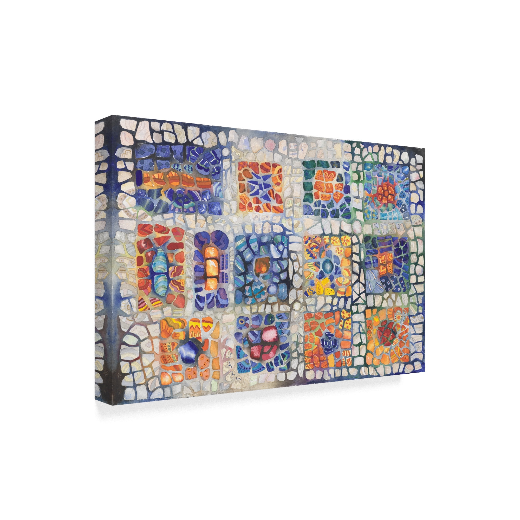 Trademark Fine Art 'Complementary Mosaic' Canvas Art by Charlsie Kelly