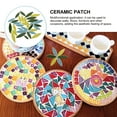 thumbnail image 3 of FESTFENDS Azulejos Cerámicos Para Manualidades Con Bordes Pulidos Y Material Duradero Multicolor, 3 of 8