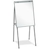 Lorell Dry Erase Display Easel, 28" x 34", Adjustable Height 40" to 70", Black
