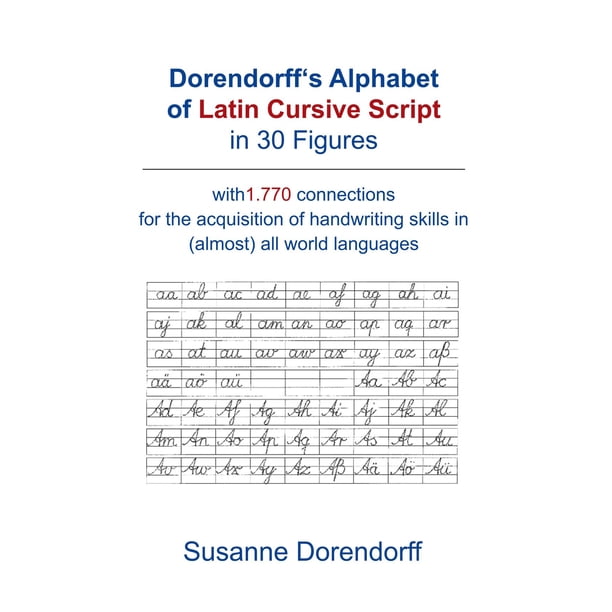 Dorendorff S Alphabet Of Latin Cursive Script In Figures Ebook