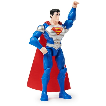 DC Comics 4-inch SUPERMAN Action Figure with 3 Mystery Accessories, Adventure 3