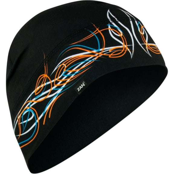 Zan Headgear Sportflex Helmet Liner/Beanie Pinstripe Flame