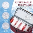 thumbnail image 2 of Mochila térmica Scothen de dos pisos, 36 latas, impermeable, 2 of 7