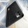 thumbnail image 2 of TONDAR Fashion Leather Texture Shockproof Case Ultra Light Back Cover for iPhone 13 Pro (Black), 2 of 9