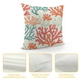 thumbnail image 4 of Coastal Coral Teal Pillow Covers  Beach Ocean Themed Couch Pillow Cases Nautical Summer Sea Throw Pillows  Modern Home Decor for Room Bedroom Porch Patio Cushion Outdoor, 4 of 5