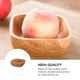 thumbnail image 4 of Cuenco de madera Contenedores de dulces Plato de ensalada Contenedor de comida Plato de comida Plato de dulces Tazón de fruta rústico Bandeja de ensalada de fideos, 4 of 6