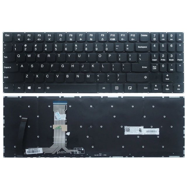 Pour Lenovo Legion Y520 Y520-15IKB Y720 Y720-15IKB R720 R720-15IKB Y530 Y730 Ordinateur Portable Clavier Rétroéclairé Anglais US Rétroéclairage RU Blanc Lettre