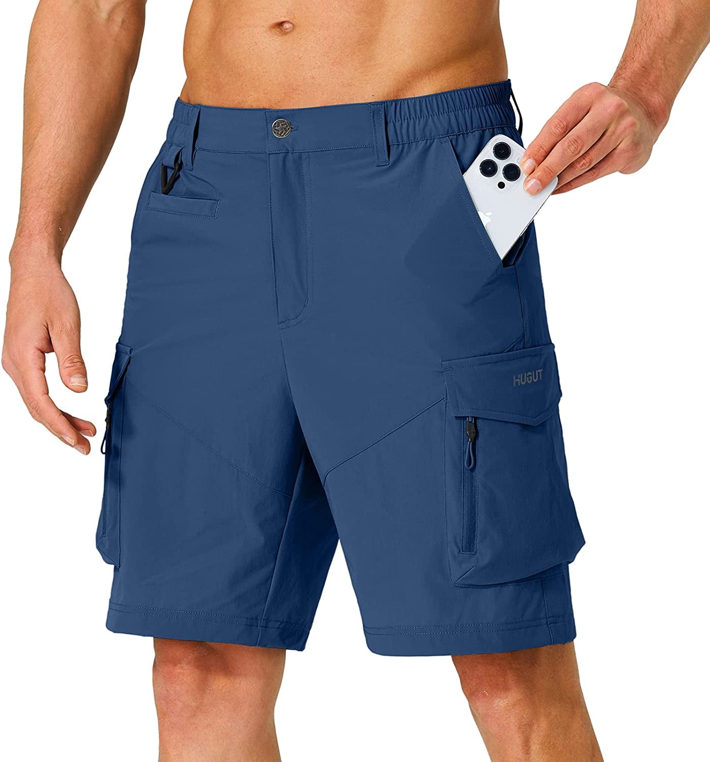 oorlog Concessie Geweldig KOGYAS Men's Hiking Cargo Shorts Quick Dry Lightweight Travel Shorts with  Multi Pockets for Fishing Camping Golf - Walmart.com