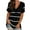 Black Stripe, variant on Women V Neck Short Sleeve T-Shirt Casual Loose Summer Tops Rolled Sleeve Side Split Hem Tunic Tops Shirts Pink S