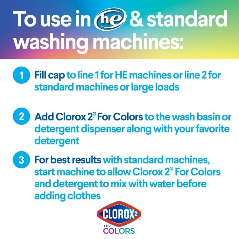 Clorox 2 For Colors Stain Remover & Color Brightener, 22oz photo 6