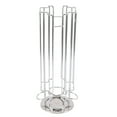 thumbnail image 1 of Coffee Pod Carousel Holder, Easy To Use Durable Iron Coffee Pod Storage Stand   For 24  For Home Black,Silver, 1 of 8