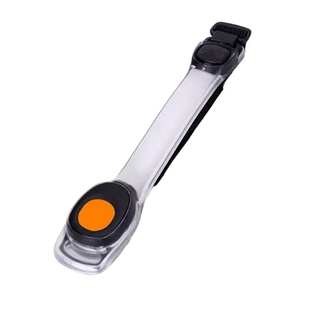 Luces LED para correr de noche al aire libre, luces para ciclismo, brazalete luminoso, brazalete con batería, brazalete deportivo con señales de seguridad y precaución.