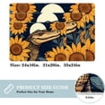 thumbnail image 2 of Sunflower Polyester Non-Slip Machine Washable Bath Rug Outdoor Carpet Bath Rugs, 2 of 6