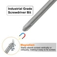 thumbnail image 4 of Uxcell PH2 Phillips Screwdriver Bit 1/4" Shank 100mm Long Magnetic S2 Steel 4.5mm Rod Screw Drill Bit, 4 of 7