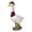 White#A, variant on Mini White Goose Statue, Porch Goose Garden Décor, Vibrant and Clean Painted Goose Feet, Outdoor Decorative Figurine for Garden, Patio, Entryway Accent