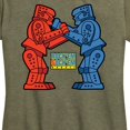thumbnail image 2 of Rock 'Em Sock 'Em - Worlds Only Boxing Robots - Women's Short Sleeve Graphic T-Shirt, 2 of 5