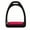 Raspberry, variant on Shires Compositi Reflex Stirrups - Lightweight Shock-Absorbing Wide Tread - 4.75" Raspberry Adult (4.75)