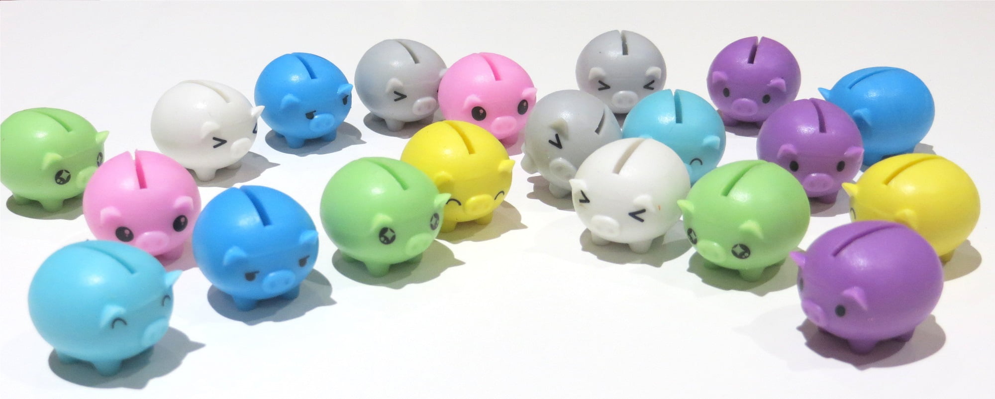 mini rubber pigs